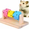 Small Animal Litewoo | Litewoo Hamster Chew Toy Wood Platform Grinding Teeth Toys Exercise Intelligence Training Colorful Wooden Block For Small Animals Chinchilla Gerbil Guinea Pig Rat Chipmunk Squirrel Sugar Glider