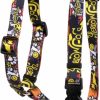 Small Animal Yellow Dog Design | Yellow Dog Design Graffiti Dog Roman Style H Dog Harness, Small/Medium