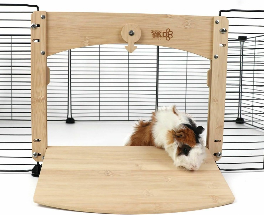 Small Animal YKD | Ykd C&C Cage Wood Door, Guinea Pig Cage Accessories, Guinea Pig Cage Bamboo Wooden Door, Personalized Guinea Pig, Bunny Door