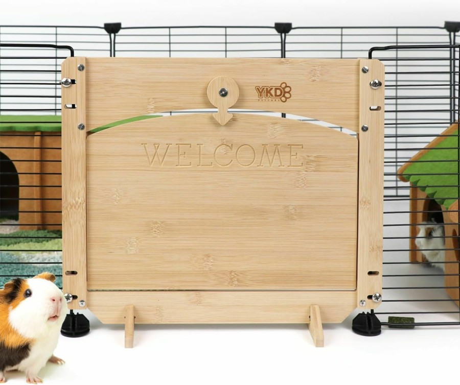 Small Animal YKD | Ykd C&C Cage Wood Door, Guinea Pig Cage Accessories, Guinea Pig Cage Bamboo Wooden Door, Personalized Guinea Pig, Bunny Door