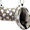 Small Animal Oncpcare | Hanging Tunnel Ferret Hammock Toy Set Rat Cage Accessories Warm Small Animal Hammock Bed For Guinea Pig Hamster Chinchilla