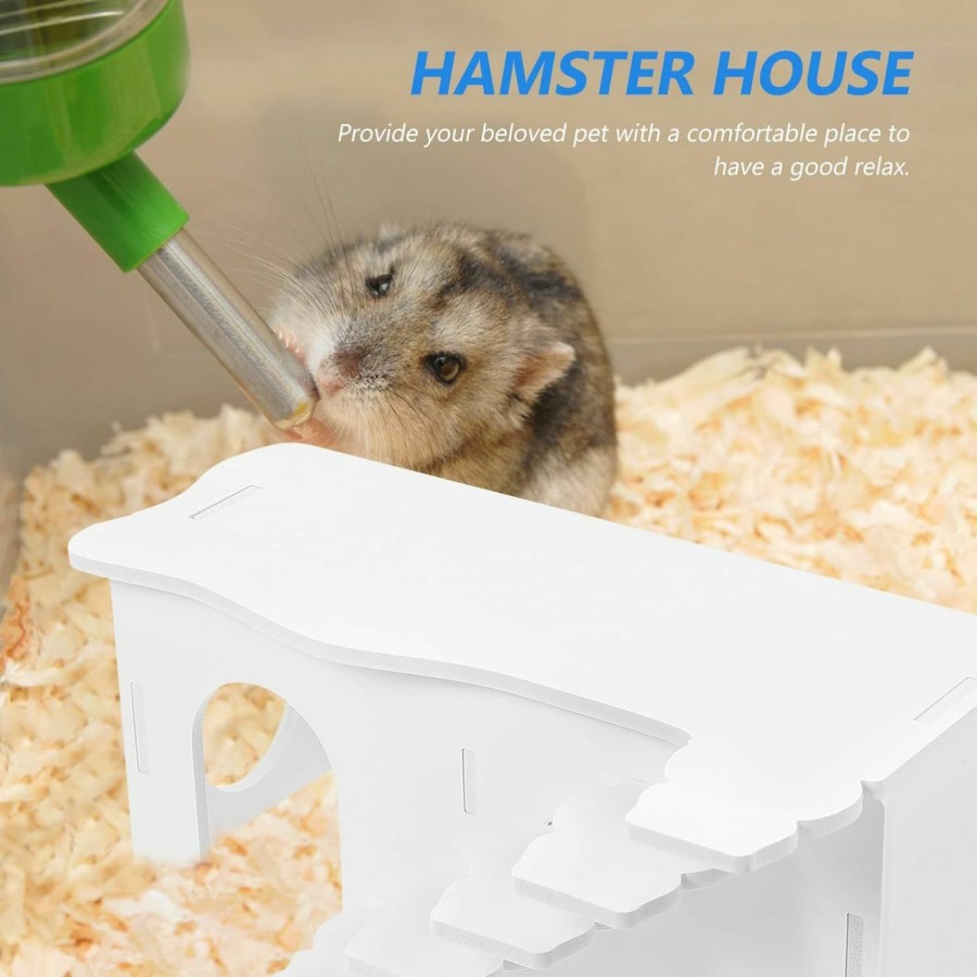 Small Animal POPETPOP | Popetpop Plastic Hamster Hideout Rat Ladder House Guinea Pig House Guinea Pig Rest House Bird Toys