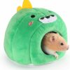 Small Animal PIXRIY | Pixriy Guinea Pig Cave Bed, Small Animal Washable Cage Accessories Pet Hideout Bed House Anti-Slip For Hamsters,Chinchilla And Hedgehogs (Bear)