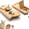 Small Animal DOZZOPET | Dozzopet Wooden Enrichment Foraging Toy For Small Pet,Interactive Hide Treats Puzzle Snuffle Game,Mental Stimulation Toy For Hamster,Guinea Pig,Rabbit,Chinchilla