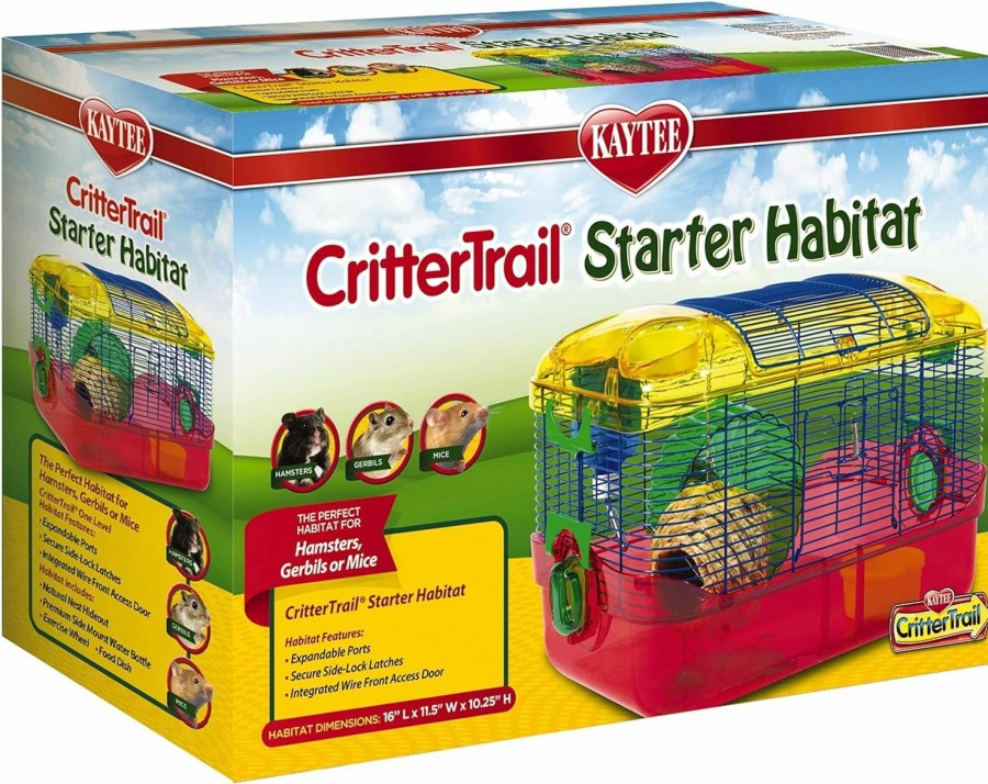 Small Animal Kaytee | Kaytee Crittertrail Starter Habitat For Pet Dwarf Hamsters, Gerbils Or Mice