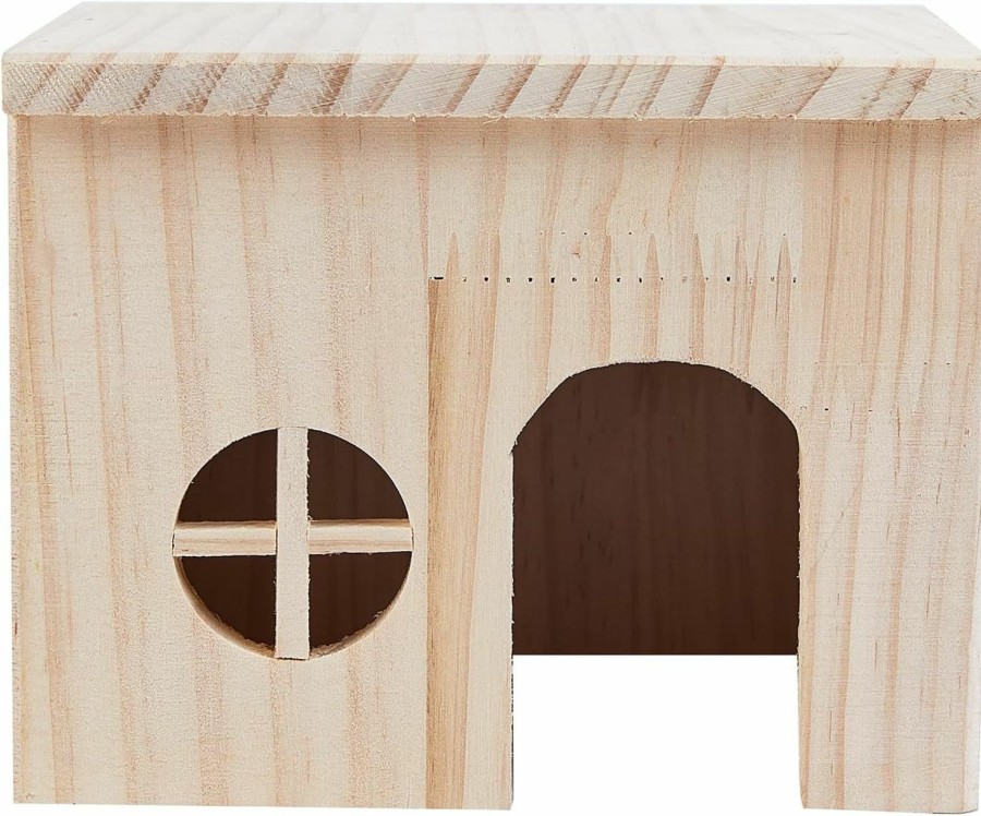 Small Animal Tcrogsciss | Tcrogsciss Hamster Hideout Wooden Hamster Cage Chinchilla House - Small Animal Hideout For Chinchilla Guinea Pig Hedgehog