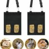 Small Animal Coitak | Coitak 2 Pieces Rabbit Hay Feeder Bag, Pig Hay Feeder Storage, Rabbit Hay Bag, Guinea Pig Hay Feeder, Hay Bag Hanging Feeder For Rabbit Guinea Pig