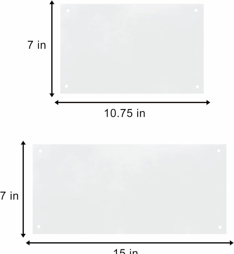 Small Animal Alfie | Alfie Pet - Charlie 6-Piece Set Urine Guard Clear Side Lining Habitat Siding Cage Edge Liners For Rabbit Guinea Pig