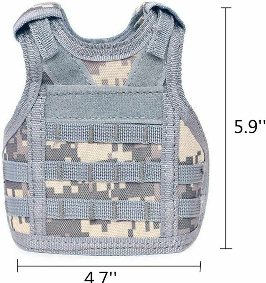 Small Animal HAICHEN TEC | Ferret Clothes Small Animals Harness Military Style Adjustable Shoulder Straps Soft Mesh Comfort Durable Nylon Padded Vest Ferret Guinea Pig Hamster Bunny Kitten Puppy Small Pet Clothes Accessory