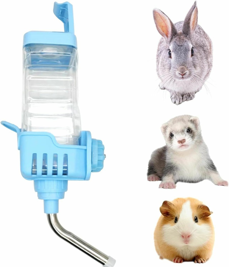 Small Animal BNOSDM | Bnosdm 30Oz Rabbit No Drip Top Fill Water Bottle Hanging Leakproof Water Dispenser For Bunny Crate Bpa Free Quite Auto Water Feeder For Chinchillas,Squirrels,Guinea Pigs,Punnies (Green)