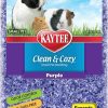 Small Animal Kaytee | Kaytee Clean & Cozy Purple Bedding For Guinea Pigs, Rabbits, Hamsters, Gerbils And Chinchillas, 24.6 Liter