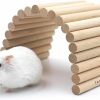 Small Animal SanmooAio | Sanmooaio Hamster Ladder,Rat Wooden Bridge For Climbing For Hamsters/Gguinea Pig/Hedgehogs/Gliders/Bird/Rats/Mice And Other Small Animals,Medium