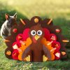 Small Animal Xylolfsty | Rabbit Toy Halloween Pumpkin Rabbit Feeder Wooden Interactive Toy For Guinea Pig Hamster Chinchilla Bunny Treats Enrichment Toy Foraging Mental Stimulation Rabbit Accessories Indoor Habitat Decor