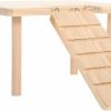 Small Animal LUOZZY | Luozzy Hamster Platform Wooden Guinea Pig Ramp Decorative Chinchilla Toy Rabbit Ramp (Small)