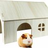 Small Animal Sirvarni | Sirvarni Guinea Pig Chinchilla Hideouts Cages Toys Accessories Wooden House And Habitats Hides Nature Huts For Hamster Squirrel Rat And Other Small Animals Etc.