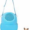 Small Animal WishLotus | Wishlotus Pet Carrier Bag, Portable Outgoing Travel Handbags With Nylon Straps Small Pet Pouchfor Hamster Rat Hedgehog Rabbit (S, Blue)