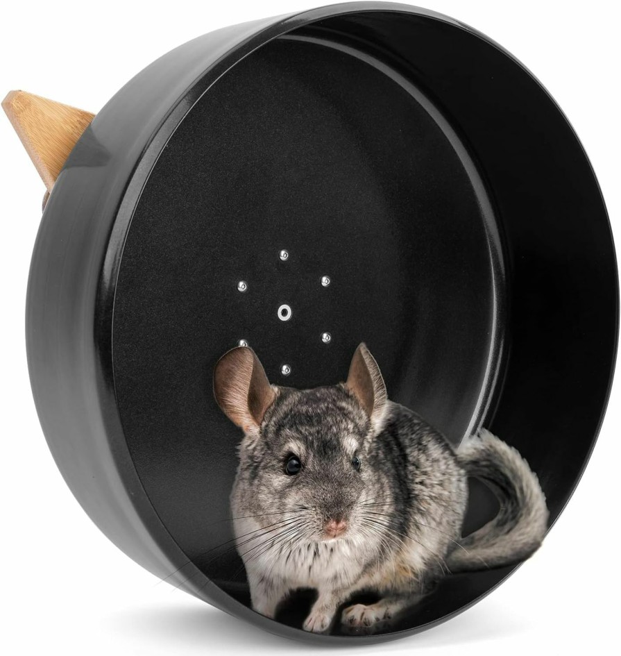 Small Animal Niteangel | Niteangel Silent Chinchilla Exercise Wheel - 13.8'' Large Activity Running Small Animal Wheel For Chinchilla Degu Or Other Similar-Sized Pets