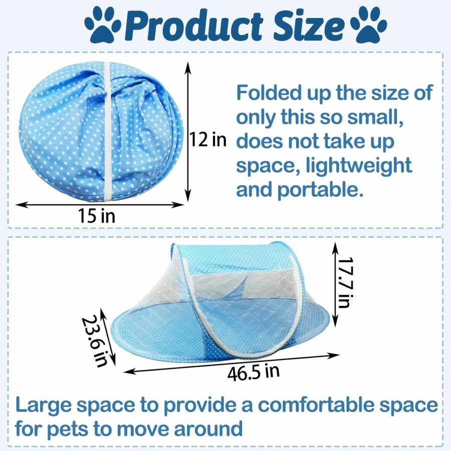 Small Animal kathson | Kathson Cat Tent Outdoor Pop-Up Pet Enclosure Tent Portable Small Animal Playpen Foldable Bearded Dragon Playpen For Kitten Puppy Rabbits Bunny Lizards And Other Small Animals