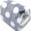 Small Animal Ipetboom | Ipetboom 2Pcs Hamster Mini Bed, Warm Small Pets Animals House Bedding,Hamster Winter Warm House Bed Cotton Nest Or Hamster Guinea Pig Chinchillas Hedgehog Squirrel And Other Small Furry Animals