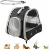 Small Animal Parhjiv | Parhjiv Bearded Dragon Travel Carrier, Lizards Carrier, Small Animal Travel Carrier For Hedgehog Rat Parrot Bird Guinea Pig, Portable Guinea Pig Travel Carriers, Black