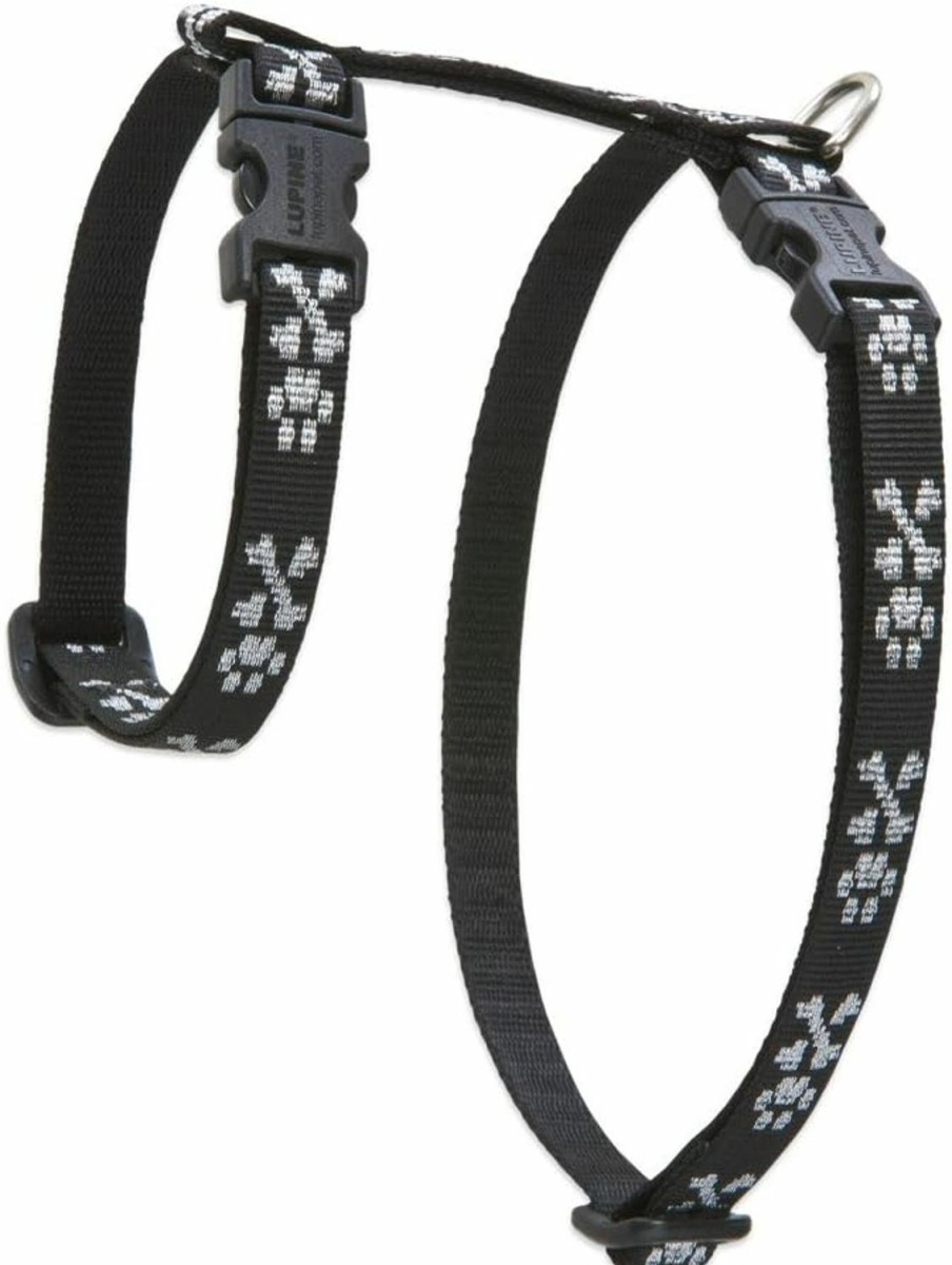 Small Animal LupinePet | Lupinepet Originals 1/2\" Bling Bonz 12-20\" H-Style Harness For Small Pets