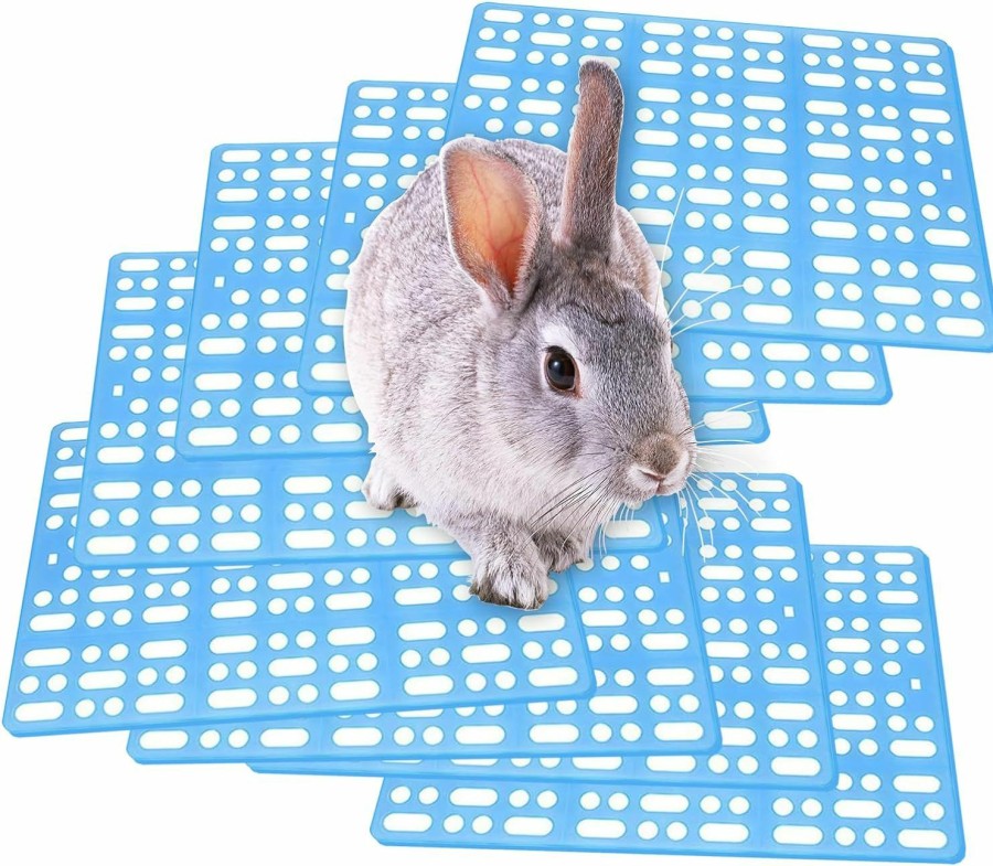 Small Animal Hamiledyi | Hamiledyi 4 Pcs Rabbit Cage Mats Small Animal Plastic Feet Pads Floor Mat For Pet Cats Dogs Bunny Hamster Rat Chinchilla Guinea Pig