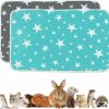 Small Animal BNOSDM | Bnosdm Guinea Pig Cage Liners 6 Packs Reusable Small Animal Pee Pads Washable Guinea Pig Bedding Highly Absorbent Cage Mats For Hamsters Chinchillas Hedgehogs Ferrets Rabbits