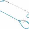 Small Animal HomeSoGood | Homesogood Small Pet Adjustable Hamster Harness Rope Soft Harness Leash, Bell For Squirrel Guinea Pig Walking Training(Blue)