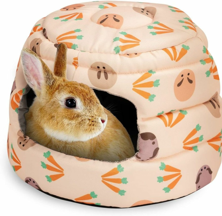 Small Animal Niteangel | Niteangel Bunny Bed Big Guinea Pig Cave House Hideout For Rabbit Ferret Chinchilla Degu Hedgehogs Squirrel And Other Small Animals