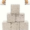 Small Animal Touker o3ue | Toukeroue 6 Pack Hamster Chew Stones , Hamster Teeth Grinding Lava Block,Natural Mineral Pumice Stone Hamster Teeth Molar Toys For Chinchilla Hamster Rabbit Guinea Pig Rodent Parrot (6 Pack)