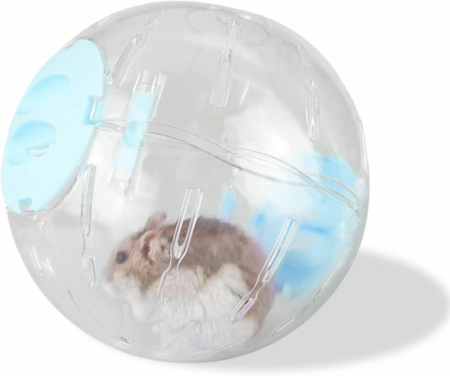 Small Animal Andiker | Andiker Hamster Ball, 5.52In Transparent Hamster Running Ball With Breathable Holes Easy To Install Hamster Exercise Ball For Small Animals To Keep Fit Or Do More Sports Hamster Wheels