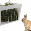 Small Animal Hamiledyi | Hamiledyi Rabbit Hay Feeder Hanging Timothy Hay Dispenser Bunny Grass Holder Less Wasted For Chinchilla Guinea Pigs And Other Small Animals