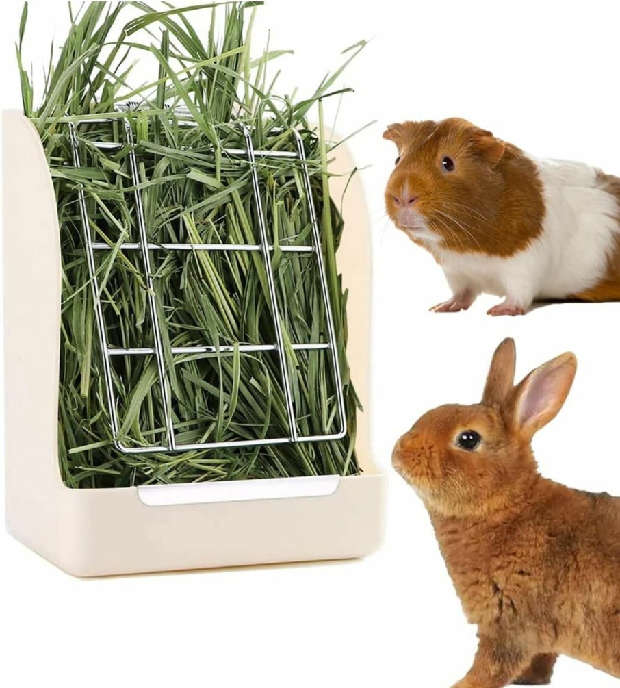 Small Animal Litewoo | Litewoo Rabbit Automatic Feeder Hay Rack Food Bowl Suitable For Guinea Pigs, Rabbits, Chinchillas And Other Small Animals