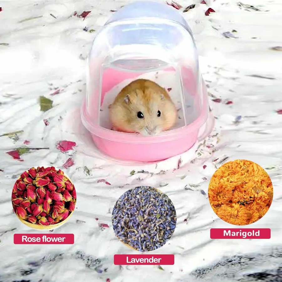 Small Animal MUYG | Muyg Hamster Bath Sand Natural Dust Free Plant Bathing Sand Desert Sands Flower Scented Clean Small Animal Potty Litter Sand For Guinea Pig Hamster Chinchilla(5Lb/2.3Kg)