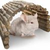 Small Animal PINVNBY | Pinvnby Wooden Bunny Ladder Bridge Rabbits Hideout, House, Tunnel, Rodents Chew Toys For Guinea Pig, Chinchillas, Hedgehogs, Ferrets, Rat And Small Animals-Extra Large(15.7 In X 24.8 In)