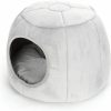 Small Animal CRMADA | Guinea Pig Cave Beds, Cozy House Bedding For Rats Chinchilla Degu Ferrets Hedgehog Sugar Glider, Pumpkin Shaped Small Pet House (Gray)…