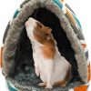 Small Animal AZVNMT | Azvnmt Small Animal Cage Accessories, Housing Habitats, Dwarf Rabbits, Hamsters, Guinea Pigs, Ferrets, Hedgehogs And Other Bedding, Plush Cave Toys