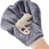 Small Animal Xuhal | 2 Pcs Sugar Glider Bonding Mitt, Calming Sleeping Glove, Bite Proof Animal Handling Gloves, Hedgehog Accessories Calming Glove For Train Your Sugar Glider Small Animals Hamster Rats Pet (Gray)