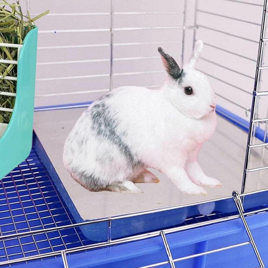 Small Animal ZSQ | Zsq Rabbit Cooling Pad, Hamster Cooling Pad Pet Cooling Mat For Rabbit Bunny Hamster Puppy Kitten Guinea Pig & Other Small Pets Stay Cool Summer - Bite Resistance Pet Cool Plate Ice Bed