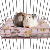 Small Animal JSLZF | Jslzf Rat Cage Platform Accessories Hanging Rat Ledge Metal Ferret Hammock Squirrel Cage Bed Small Animal Habitat For Hamster, Sugar Glider, Rat- Blue