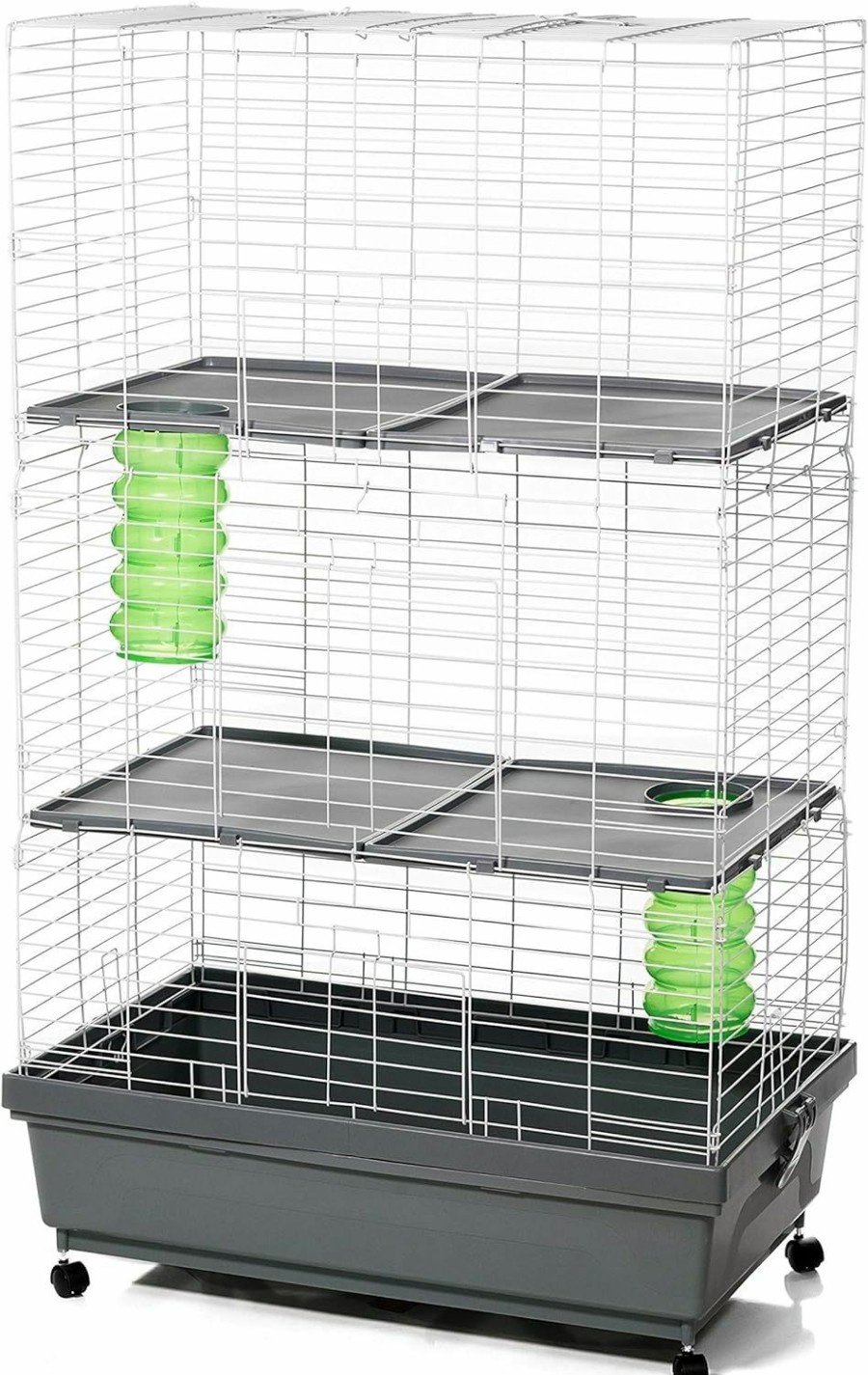 Small Animal Kaytee | Kaytee Solid Floor Habitat With Casters For Pet Ferrets