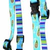 Small Animal Yellow Dog Design | Yellow Dog Design Blue Paisley Roman Style H Dog Harness, X-Large/1\" Wide