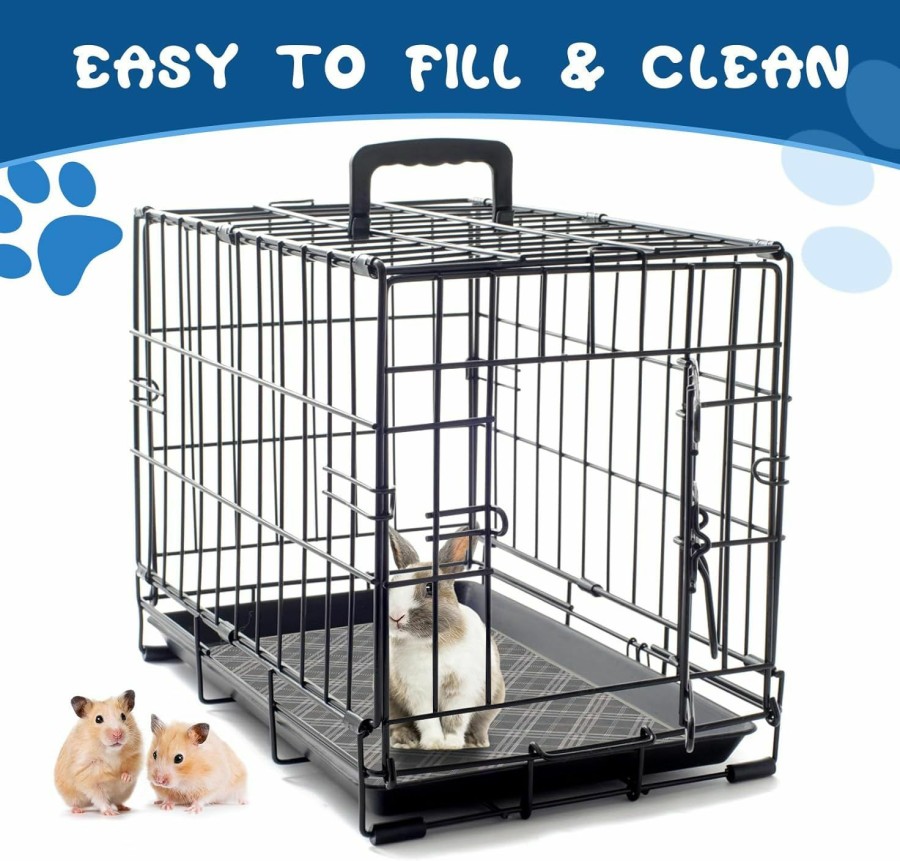 Small Animal FAWAIKTU | Fawaiktu 2 Pack Guinea Pig Cage Liners, 47\" X 24\" Guinea Pig Bedding Reusable Rabbit Bedding, Absorbent Pet Cage Liners For Small Animals Cages Hamster Rat Rabbit Guinea Pig (Grey)