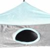 Small Animal Vedem | Vedem Guinea Pig Hideout Cage Corner Cave Warm Hideouts For Small Animals, Guinea Pigs, Chinchilla, Rats, Ferrets (Burgundy)