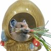 Small Animal Hapyard | Hapyard Safe Hamster Bed Mushroom-Shaped Hut With Ceramic For Small Animal All-Season Hideout