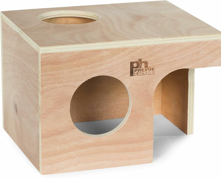 Small Animal Prevue Pet Products | Prevue Pet Products Wood Mouse Hut 1120