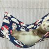 Small Animal Capkomi | Ferret Cat Hammock Bed For Cage 100% Handmade Pet Canvas Hammocks For Small Animals, Kitten, Guinea Pig, Bunny, Rabbit, Rat Comfortable Hanging Bed, Soft Sleepy Mat Pad For Sleeping And Resting