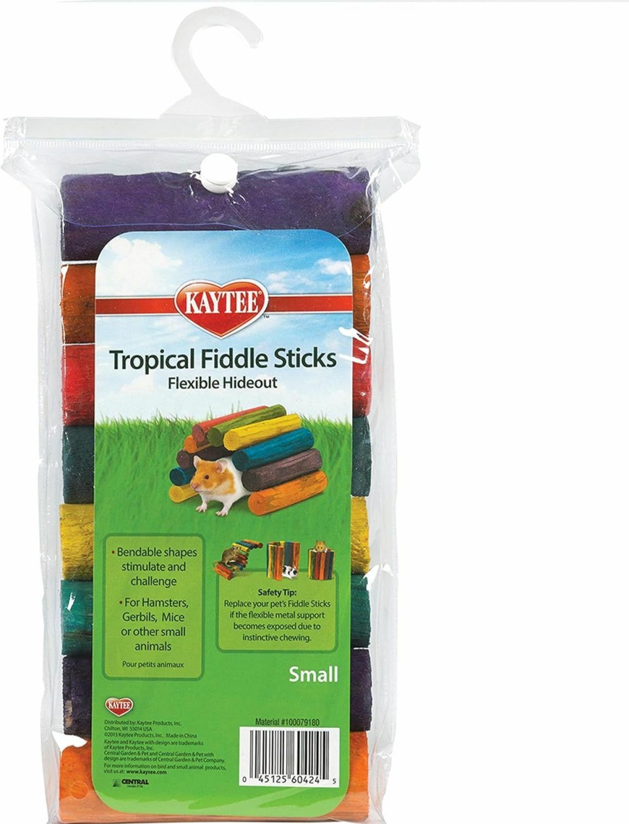 Small Animal Kaytee | Kaytee Tropical Fiddle Sticks Hideout Multiple Colors Small