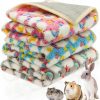 Small Animal CUSOZWO | Cusozwo Guinea Pig Bedding Mat - 3 Pack Waterproof Washable Rat Cage Liner Bedding Accessories Soft Fleece Blankets For Rat, Rabbit, Chinchila, Hedgehog, Ferret, Hamster, Small Animals