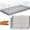 Small Animal Bienbee | Bienbee Guinea Pig Cage Liner Washable High Side Guinea Pig Bedding, Guinea Pig Cages Tarp Bottom Waterproof And Reusable Rabbit Bedding For Small Animals, Rabbits, Bunny, Chinchillas, Ferrets 2 Pack